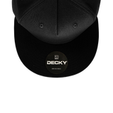 Decky 1064 5 Panel Flat Bill, Cotton Snapback Hats - CASE Pricing