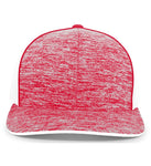 Pacific Headwear 106C - Aggressive Heather Trucker Hat, Snapback Cap - 106C - Picture 3 of 19