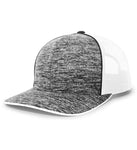 Pacific Headwear 106C - Aggressive Heather Trucker Hat, Snapback Cap - 106C - Picture 13 of 19
