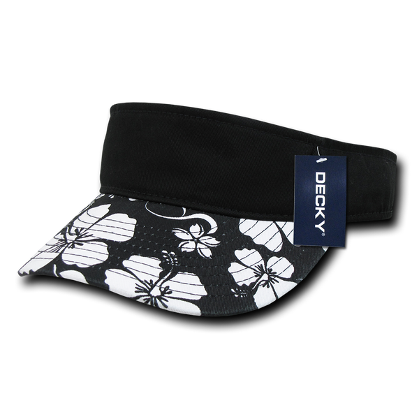 Decky 1074 Floral Visor, Polo Sun Visor