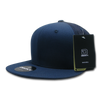 Decky 1075 Fitted Flat Bill Trucker Hat Retro Fitted Cotton Cap Mesh Back