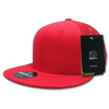 Decky 1075 Fitted Flat Bill Trucker Hat Retro Fitted Cotton Cap Mesh Back