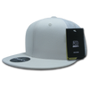 Decky 1075 Fitted Flat Bill Trucker Hat Retro Fitted Cotton Cap Mesh Back
