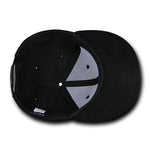 Decky 1076 - Corduroy Snapback Hat, 6 Panel Flat Bill Cap - CASE Pricing