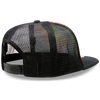 Decky 1079 5 Panel Tie Dye Trucker Hat, Tiedye Flat Bill Hat, Snapback
