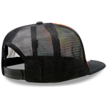 Decky 1079 - 5 Panel Tie Dye Trucker Hat, Tiedye Flat Bill Hat, Snapback - Picture 7 of 8