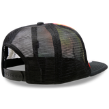 Decky 1079 5 Panel Tie Dye Trucker Hat, Tiedye Flat Bill Hat, Snapback
