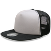 Decky 1080 5 Panel Structured Foam Trucker Cap, Heavy Duty Trucker Hat, Flat Bill - CASE Pricing