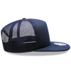 Decky 1080 5 Panel Structured Foam Trucker Cap, Heavy Duty Trucker Hat, Flat Bill - CASE Pricing