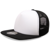 Decky 1080 5 Panel Structured Foam Trucker Cap, Heavy Duty Trucker Hat, Flat Bill