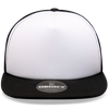 Decky 1080 5 Panel Structured Foam Trucker Cap, Heavy Duty Trucker Hat, Flat Bill