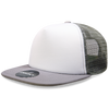 Decky 1080 5 Panel Structured Foam Trucker Cap, Heavy Duty Trucker Hat, Flat Bill