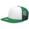 Decky 1080 5 Panel Structured Foam Trucker Cap, Heavy Duty Trucker Hat, Flat Bill - CASE Pricing