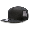 Decky 1082 5 Panel Denim Trucker Hat, Flat Bill Mesh Back Cap