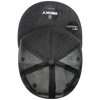 Decky 1082 5 Panel Denim Trucker Hat, Flat Bill Mesh Back Cap