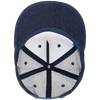 Decky 1082 5 Panel Denim Trucker Hat, Flat Bill Mesh Back Cap