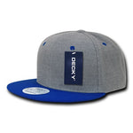 Decky 1087 - Melton Wool Snapback Hat, 6 Panel Melton Snapback Cap - Picture 7 of 11
