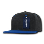 Decky 1087 - Melton Wool Snapback Hat, 6 Panel Melton Snapback Cap - Picture 11 of 11