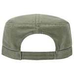 OTTO CAP Military Hat, Garment Washed Cotton Twill Cap - 109-791 - Picture 3 of 12