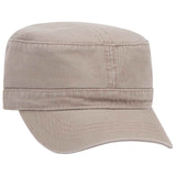 OTTO CAP Military Hat, Garment Washed Cotton Twill Cap - 109-791