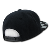 Decky 1095 Checkered Bill Snapback Hat, 6 Panel Flat Bill Check Pattern Cap - CASE Pricing