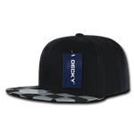 Decky 1095 - Checkered Bill Snapback Hat, 6 Panel Flat Bill Check Pattern Cap - CASE Pricing - Picture 9 of 20