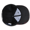 Decky 1095 Checkered Bill Snapback Hat, 6 Panel Flat Bill Check Pattern Cap