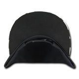 Decky 1095 Checkered Bill Snapback Hat, 6 Panel Flat Bill Check Pattern Cap - CASE Pricing