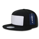 Decky 1096 - Patch Snapback Hat, 6 Panel Flat Bill Cap - Picture 7 of 9