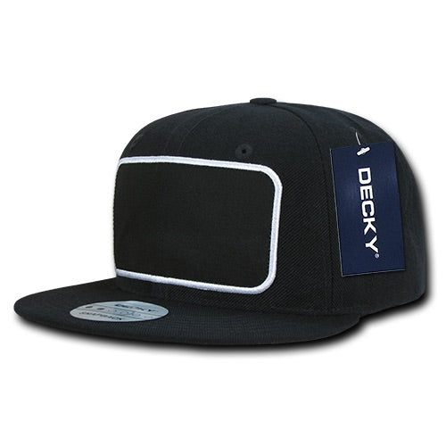Lot of 12 Decky Patch Snapback Hats Flat Bill Caps Bulk