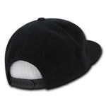 Decky 1096 - Patch Snapback Hat, 6 Panel Flat Bill Cap - Picture 4 of 9