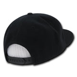Lot of 6 Decky Patch Snapback Hats Flat Bill Caps Bulk