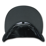 Decky 1097 - Velvet Snapback Hat, 6 Panel Velvet Flat Bill Cap - Picture 7 of 22