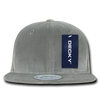 Decky 1097 Velvet Snapback Hat, 6 Panel Velvet Flat Bill Cap