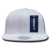 Decky 1097 Velvet Snapback Hat, 6 Panel Velvet Flat Bill Cap