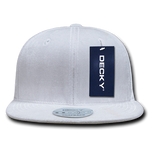 Decky 1097 - Velvet Snapback Hat, 6 Panel Velvet Flat Bill Cap - Picture 21 of 22