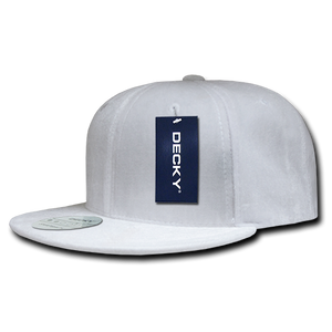 Decky 1097 Velvet Snapback Hat, 6 Panel Velvet Flat Bill Cap - CASE Pricing - 