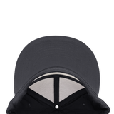 Decky 1098 7 Panel Flat Bill Hat, Snapback, 7 Panel High Profile Structured Cap