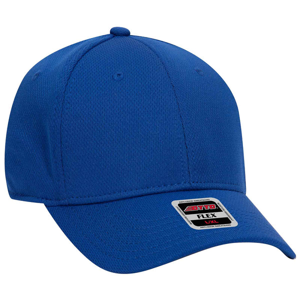 Otto Flex 6 Panel Low Pro Baseball Cap, Cool Comfort Stretchable Mesh Hat - 11-1162