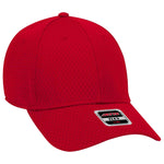 Otto Flex, 6 Panel Low Pro Baseball Cap, Stretchable Polyester Pro Mesh Hat - 11-1168 - Picture 6 of 9