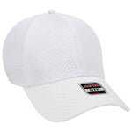 Otto Flex, 6 Panel Low Pro Baseball Cap, Stretchable Polyester Pro Mesh Hat - 11-1168 - Picture 7 of 9