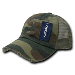 Decky 110 - 6 Panel Low Profile Relaxed Vintage Trucker Cap - Picture 5 of 9