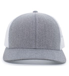 Pacific Headwear 110C - Heather Trucker Hat, Snapback Cap - 110C - Picture 4 of 10
