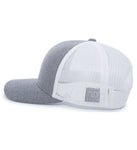 Pacific Headwear 110C - Heather Trucker Hat, Snapback Cap - 110C - Picture 7 of 10