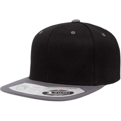 Flexfit 110® Premium Snapback – Park Bill Hat, 110FT The 110F, Flat - Wholesale