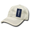 Decky 111 6 Panel Low Profile Relaxed Contra-Stitch Dad Hat, Contrast Stitch Cap