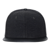 Decky 1115 Melton Vinyl Snapback, 6 Panel Vinyl Flat Bill Cap