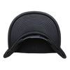 Decky 1115 Melton Vinyl Snapback, 6 Panel Vinyl Flat Bill Cap
