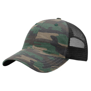 Richardson 111P Garment Washed Printed Trucker Hat - 