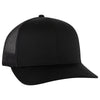Otto Cap 112-1 - 6 Panel Mid Profile Mesh Back Trucker Hat - 112